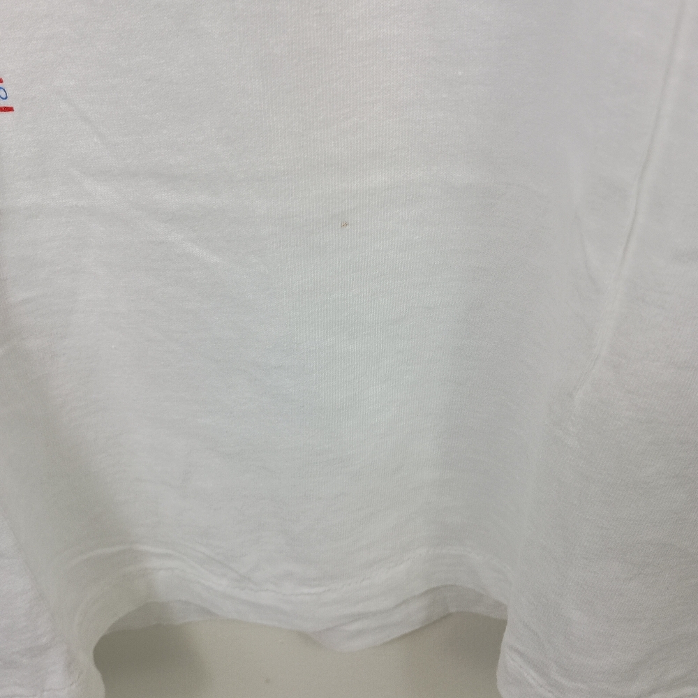 Vintage 80s LA California T Shirt White Large Short Sleeve Single Stitch USA - Picture 11 of 15